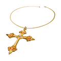 CELESTINE CROSS SN/G NECKLACE