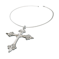 CELESTINE CROSS SN/S NECKLACE