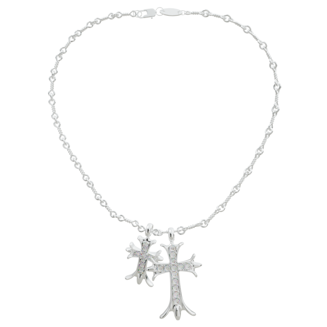 DUAL CROSS SD/X NECKLACE
