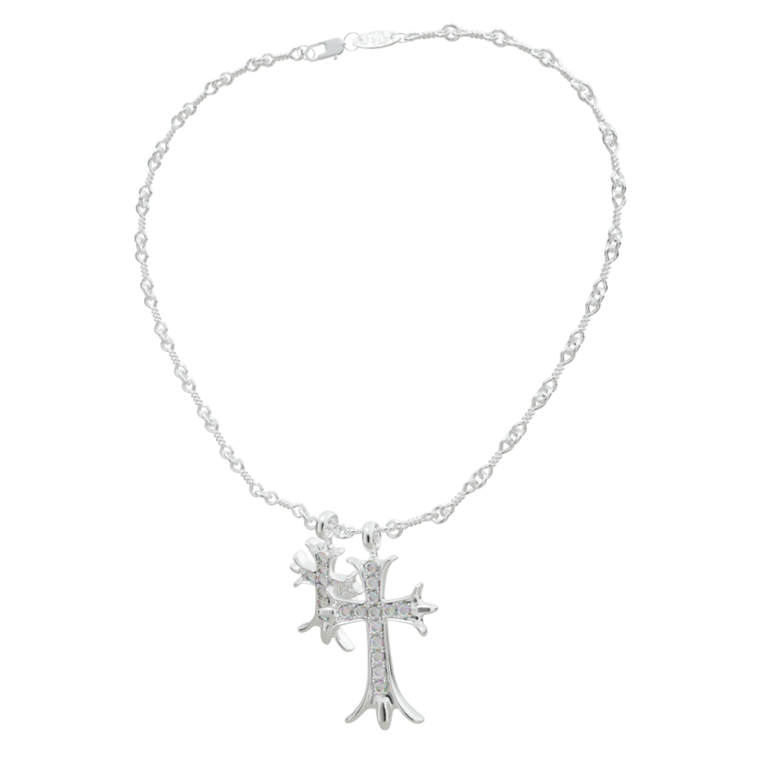 DUAL CROSS SD/X NECKLACE